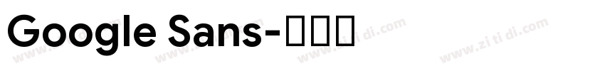 Google Sans字体转换